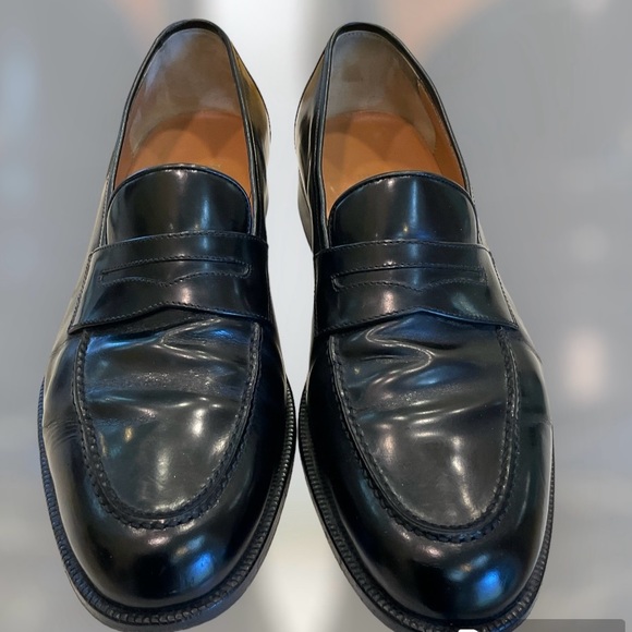 Salvatore Ferragamo Other - Salvatore Ferragamo Black Calf Leather Loafer Dress Shoe Men’s Sz 12D, Exce Cond